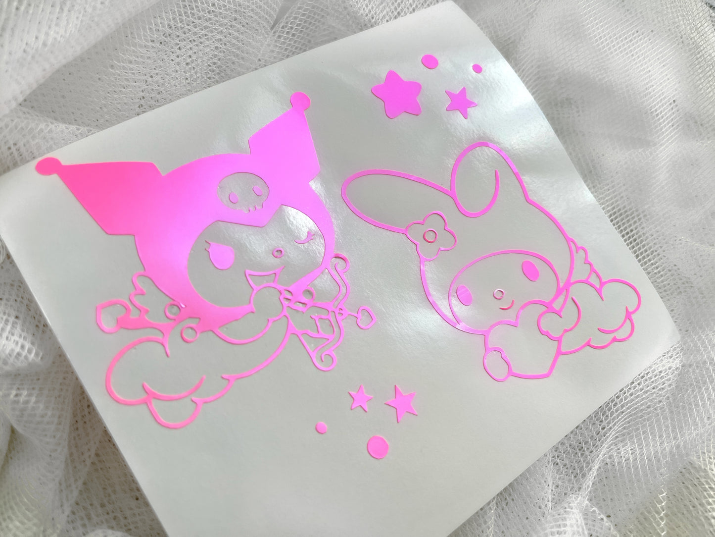 My Melody and Kuromi Vinyl Decal