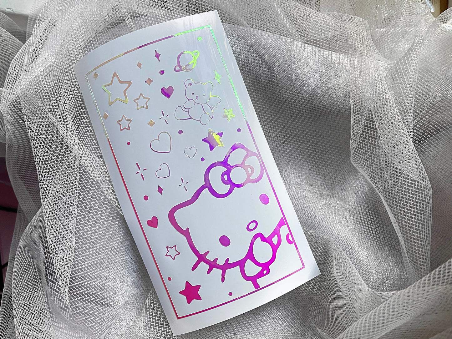 HK And Stars Vinyl Sticker Sheet