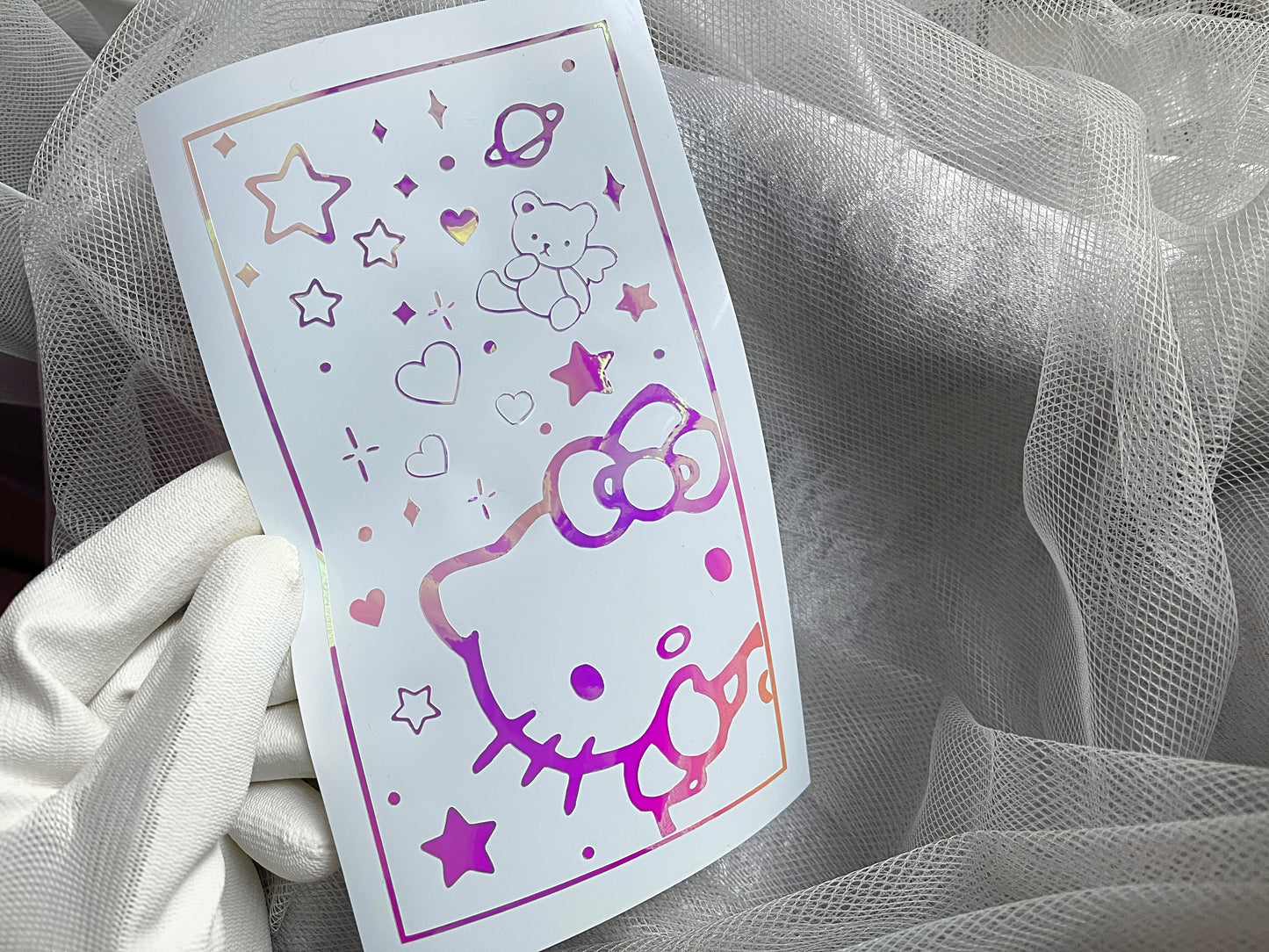 HK And Stars Vinyl Sticker Sheet