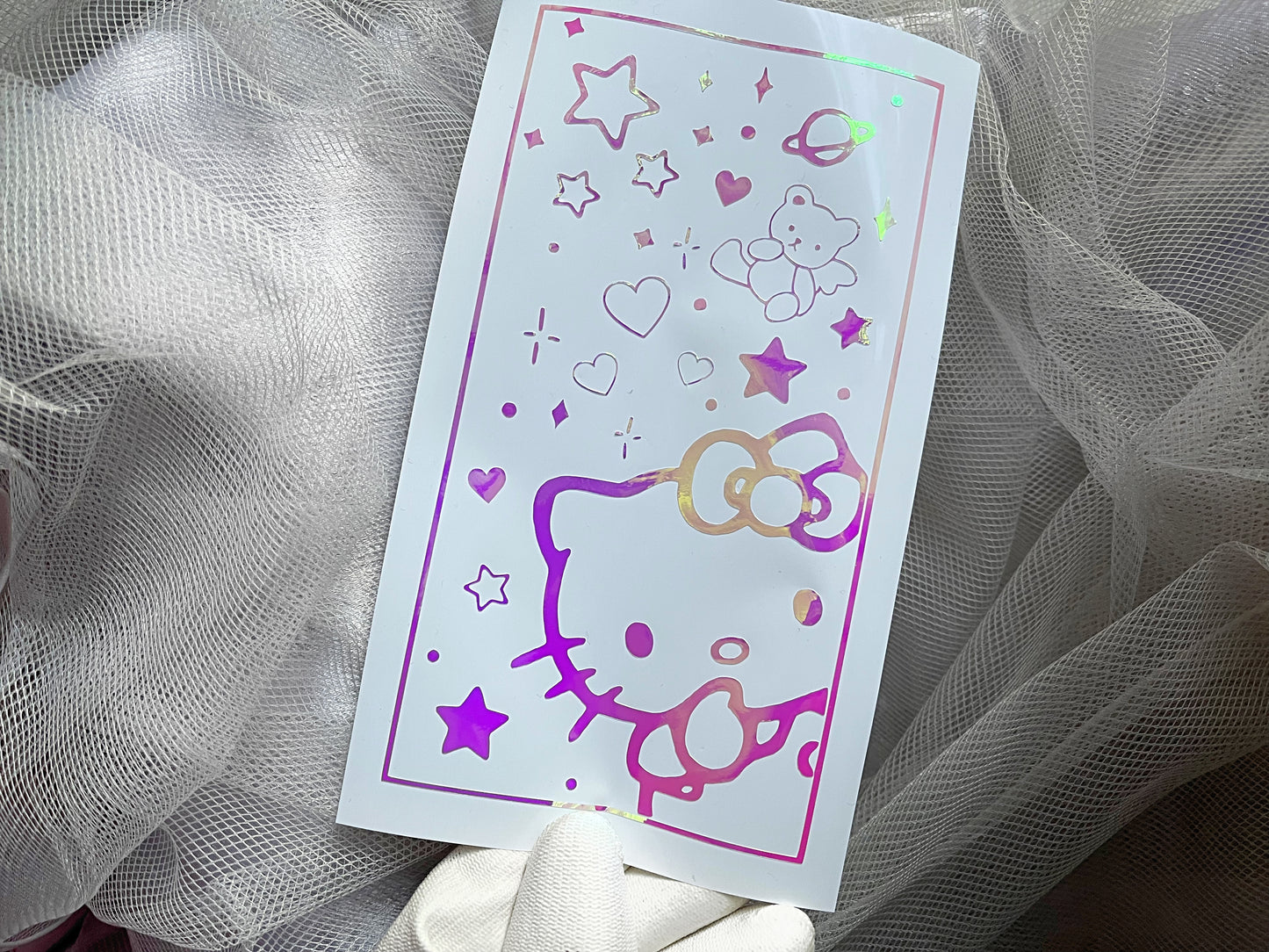 HK And Stars Vinyl Sticker Sheet