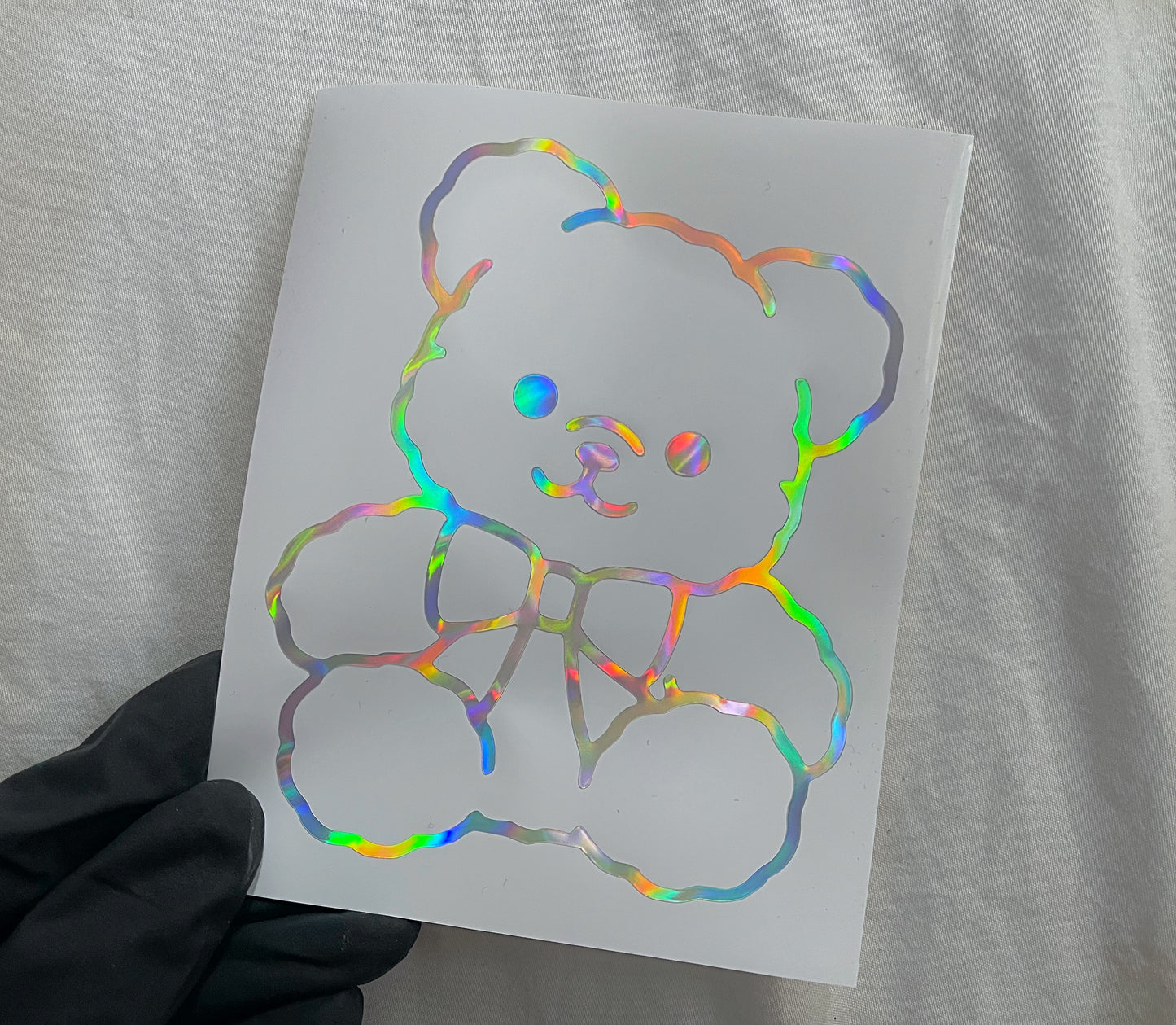 Teddy Bear Vinyl Sticker