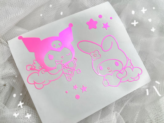 My Melody and Kuromi Vinyl Decal