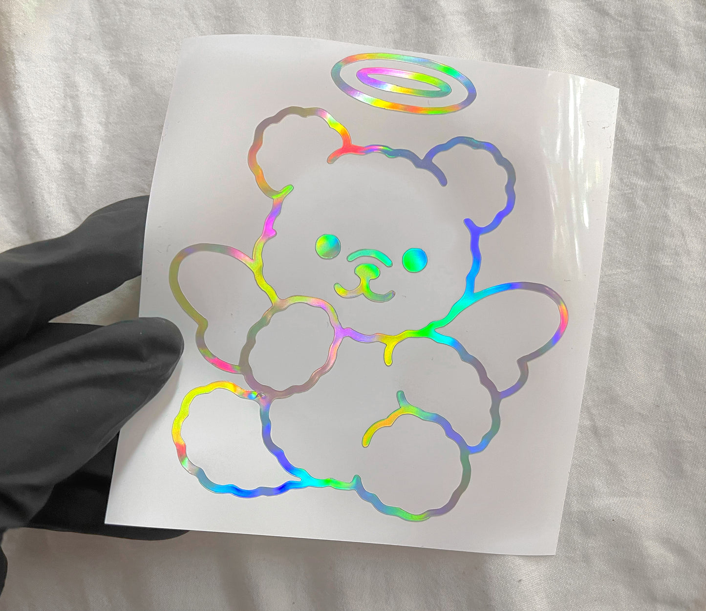 Angel Bear Vinyl Sticker