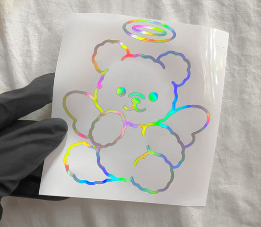 Angel Bear Vinyl Sticker