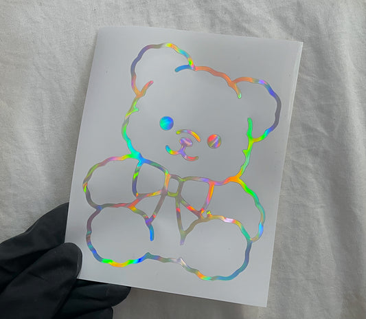 Teddy Bear Vinyl Sticker