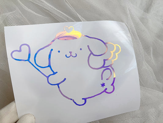 Pompom Vinyl Sticker